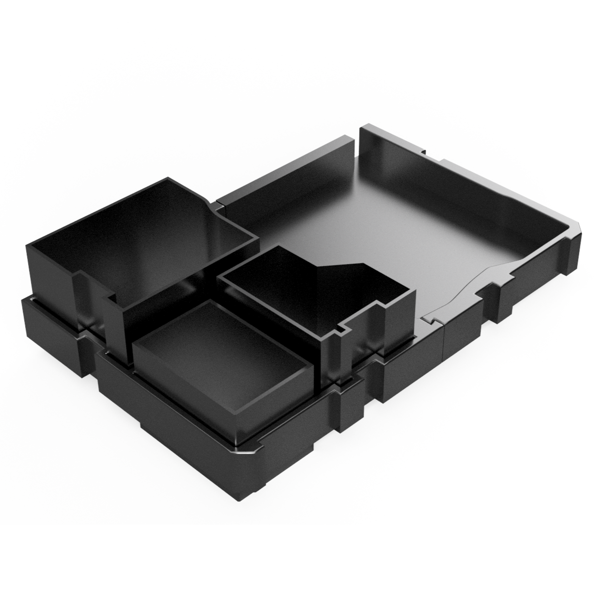 Milwaukee Packout 3-Drawer Tool Box Insert for M12 Stapler by Stackout3D