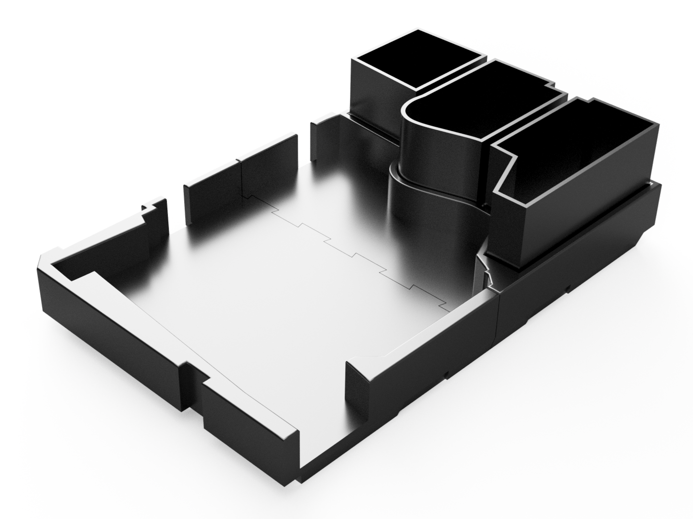 Milwaukee Packout 3-Drawer Tool Box Insert for M12 Pin Nailer by Stackout3D