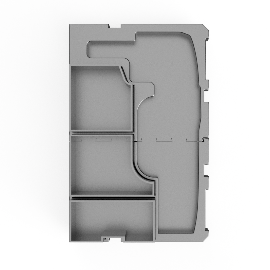 3-Drawer Tool Box Insert for M12 Nibbler by Stackout3D