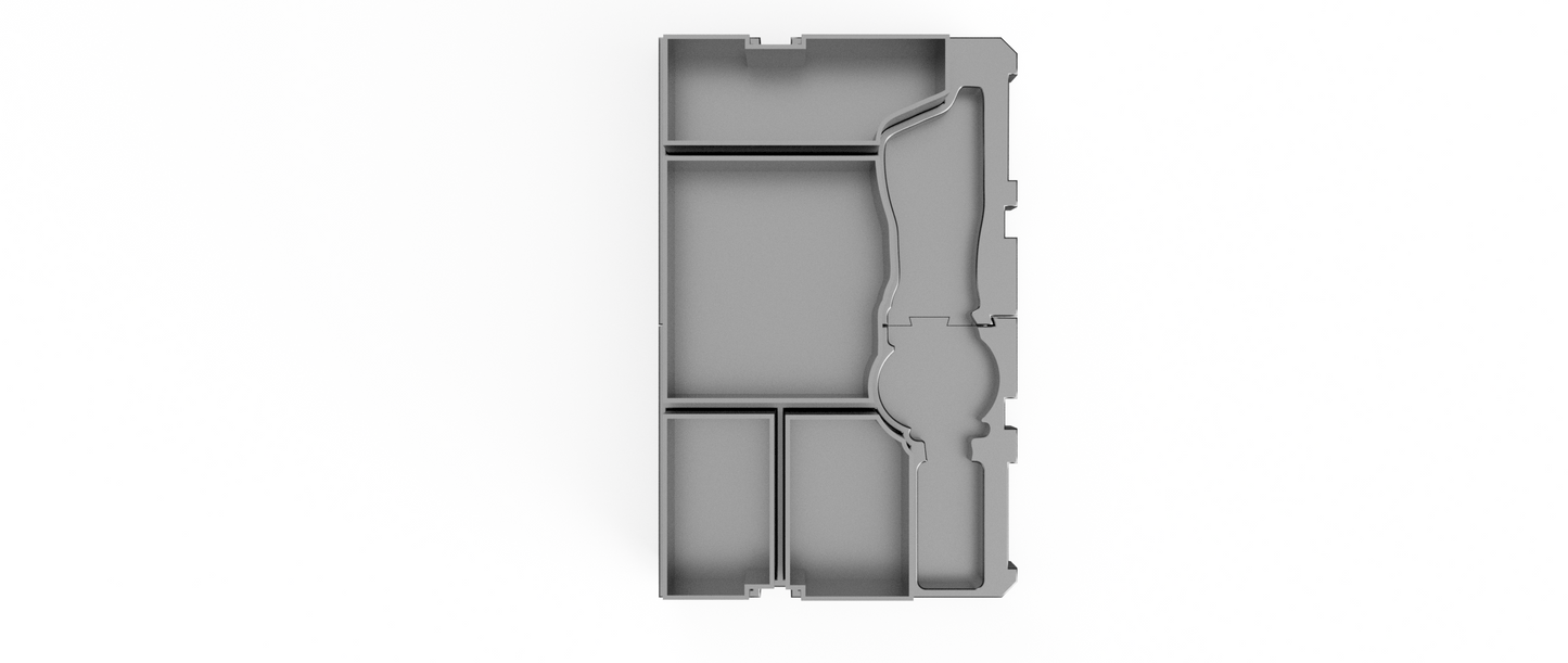 Milwaukee Packout 3-Drawer Tool Box Insert for M12 Soldering Iron by Stackout3D