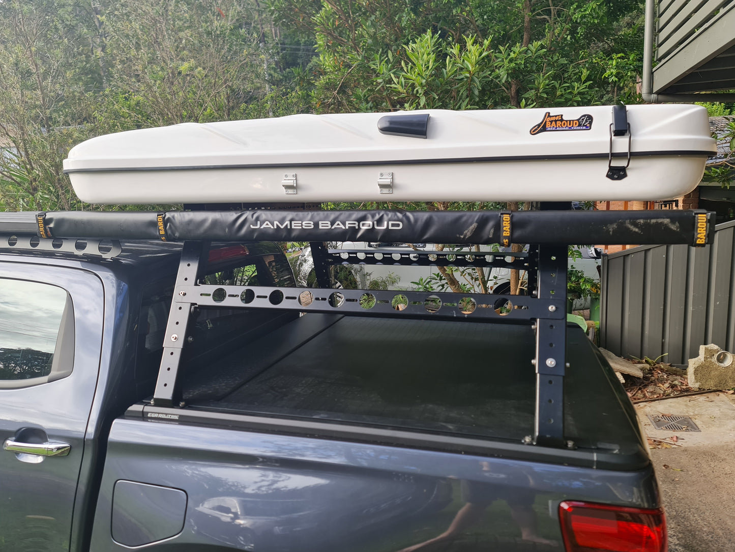 90 Degree Awning Side Mount Mod for Ozroo Style Tub Rack