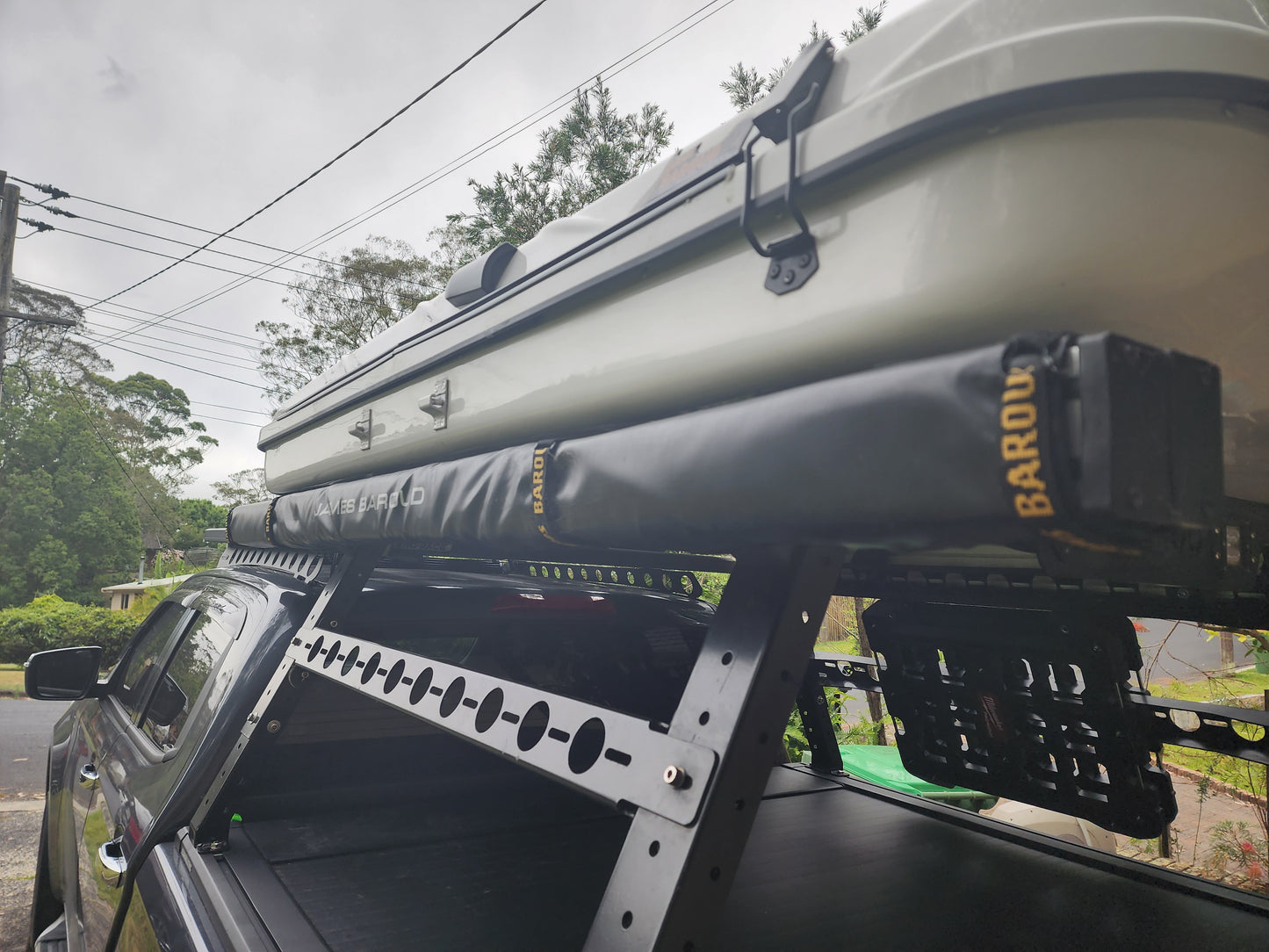 90 Degree Awning Side Mount Mod for Ozroo Style Tub Rack